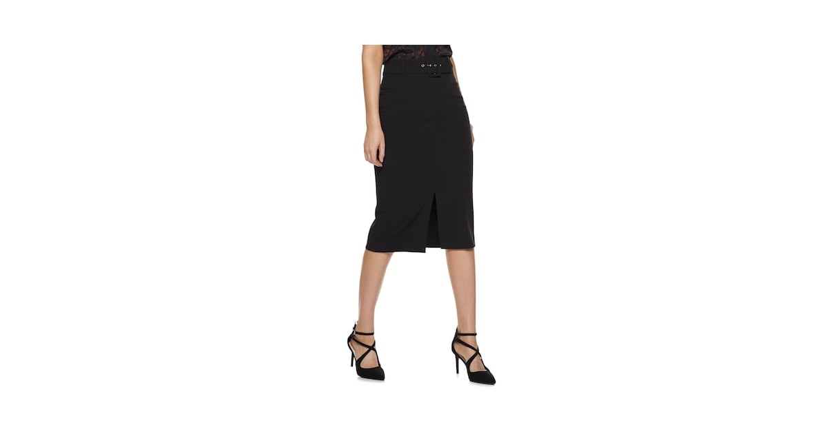 Women's nine west belted top pencil skirt