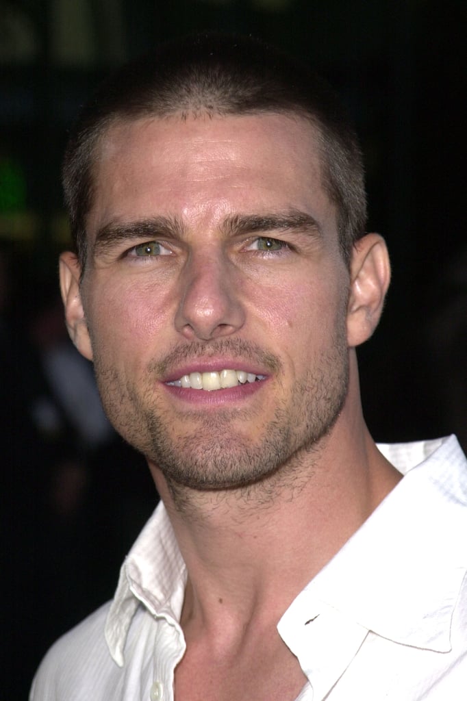 Tom Cruise looked sexy with shorter hair for The Others premiere in LA in August 2001.