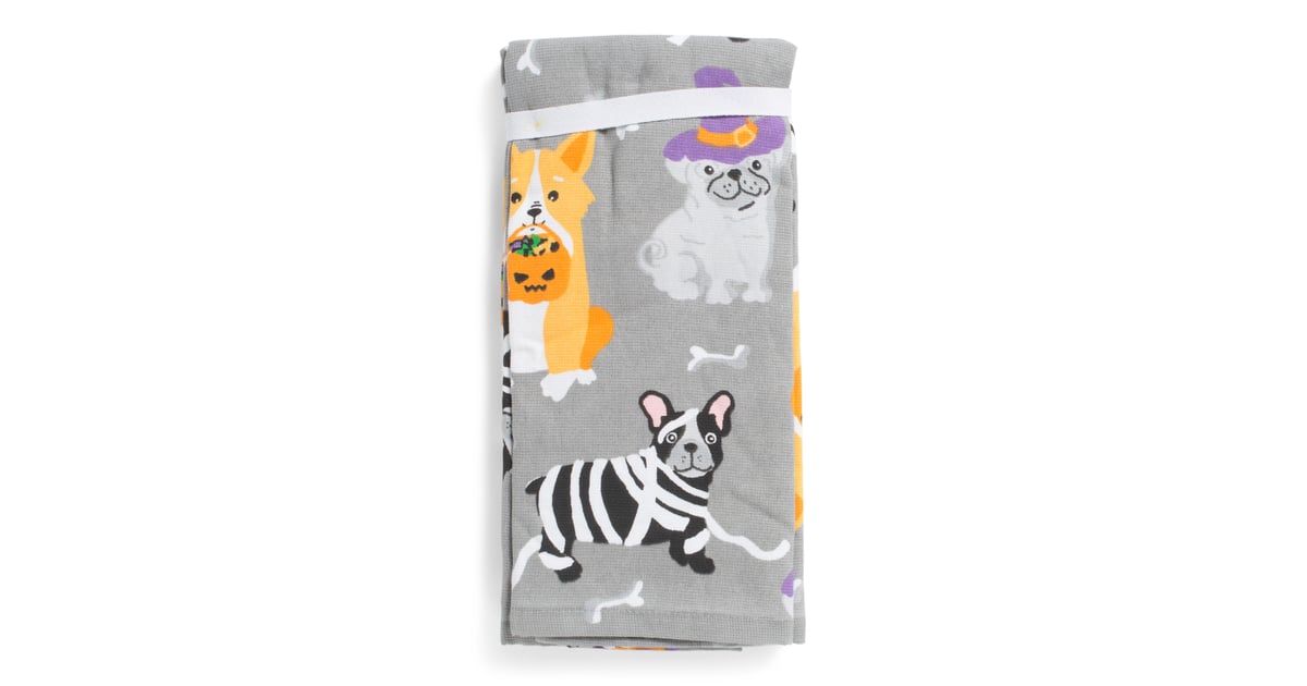 Set of Three Dog Halloween Kitchen Towels Best TJ Maxx Halloween