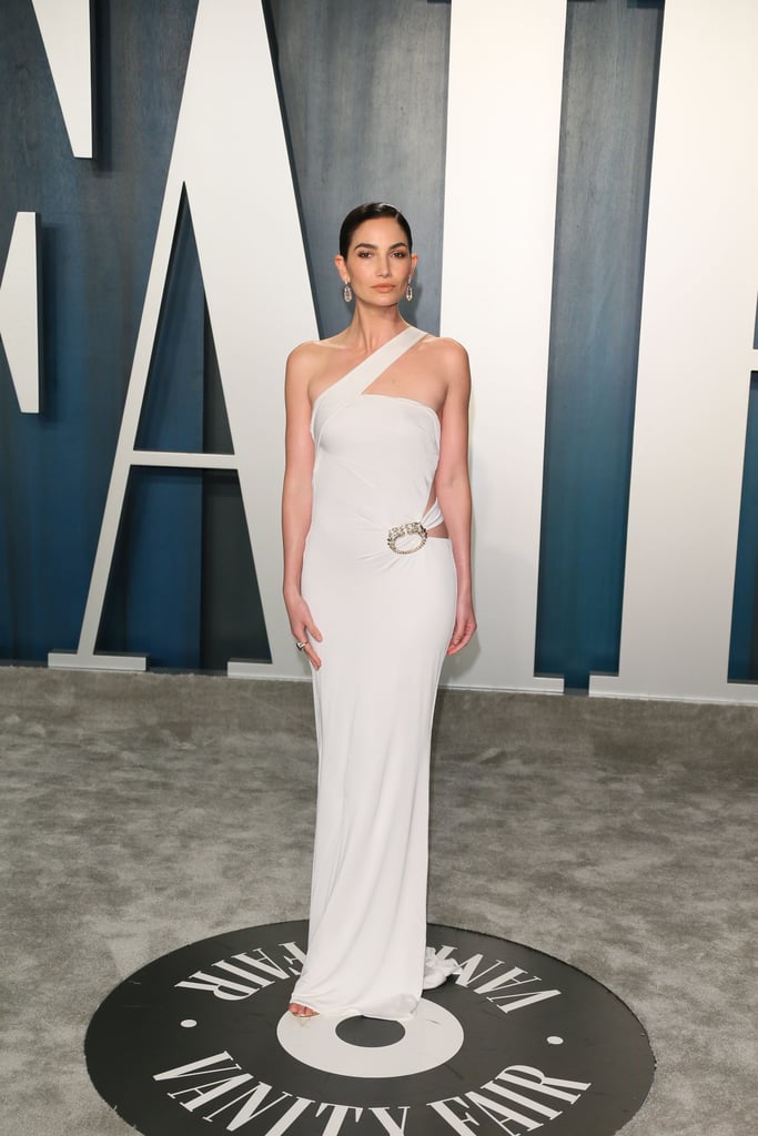 Lily Aldridge at the Vanity Fair Oscars Afterparty 2020