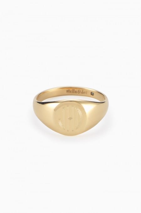 Signature Engravable Signet Ring ($59)