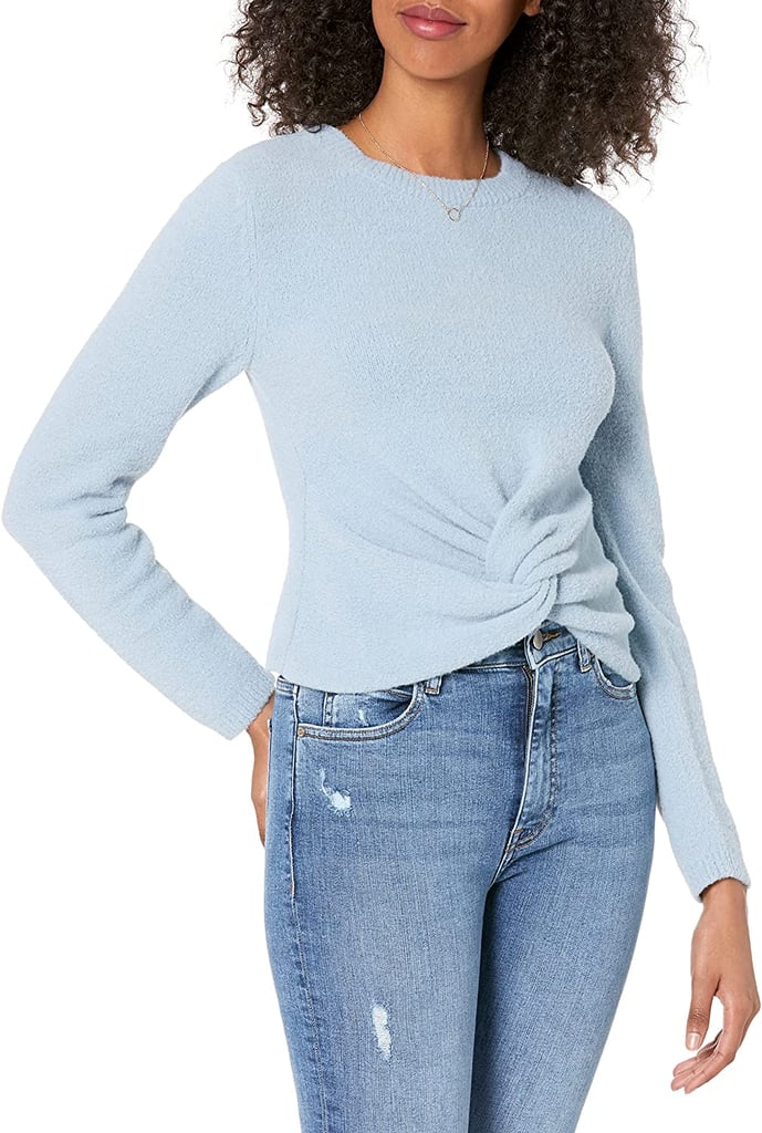 An Everyday Staple: The Drop Eloise Long Sleeve Twist Front Cosy Cropped Sweater
