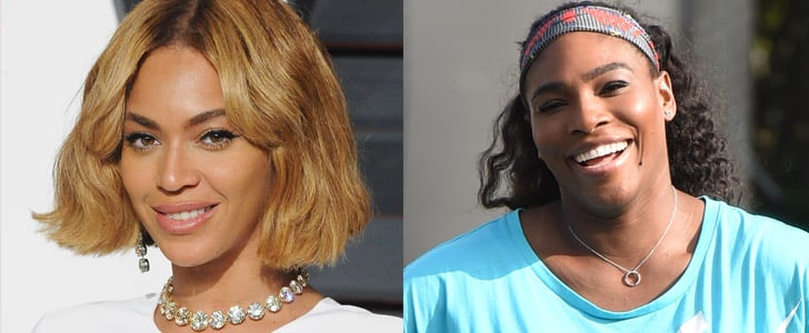 Serena Williams Playing Tennis to Beyonce