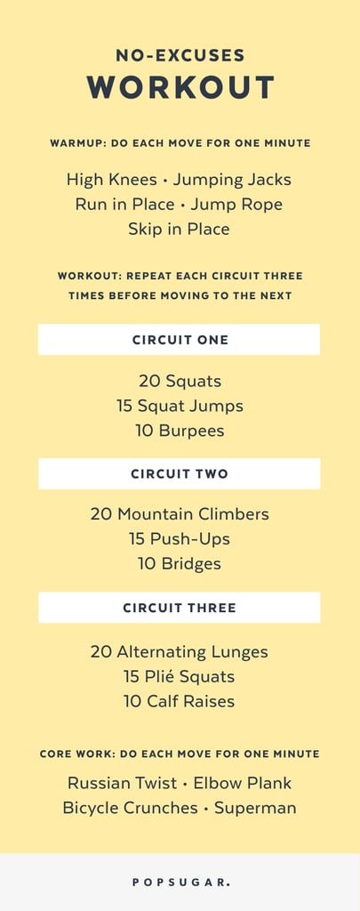 No-Excuses Workout