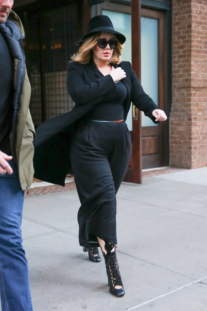Adele Wearing a Jumpsuit November 2015