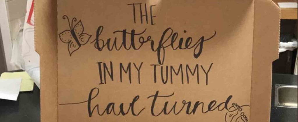 1 Woman Did the Absolute Most When It Came to Announcing Her Pregnancy on a Pizza Box