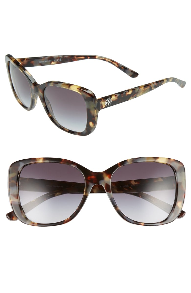 Tory Burch Gradient Rectangle Sunglasses