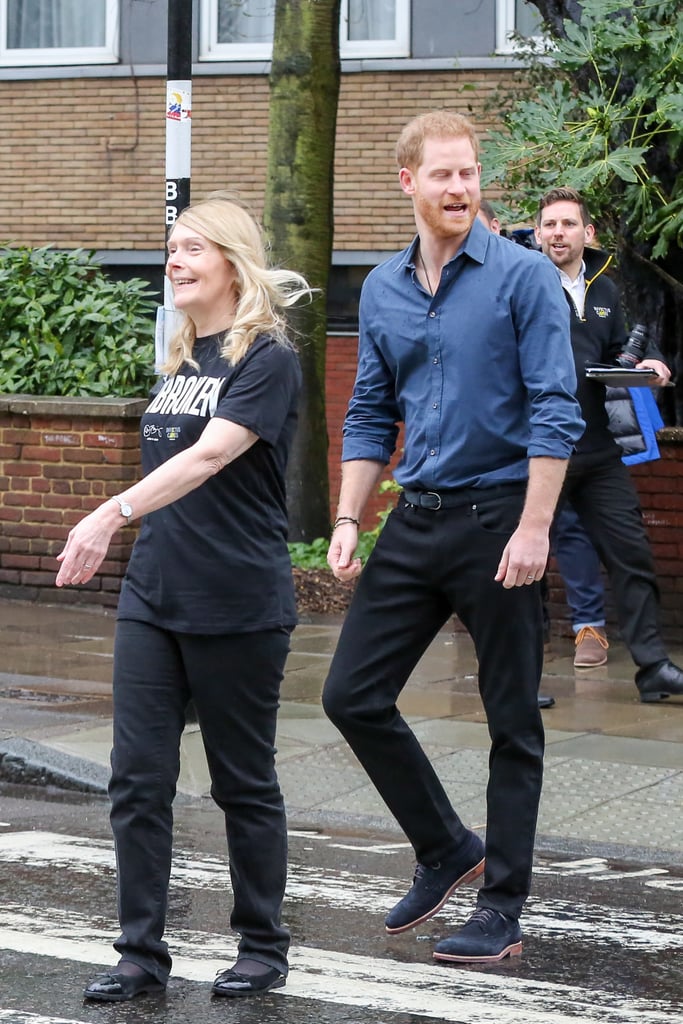 Prince Harry and Jon Bon Jovi Record at Abbey Road Studios
