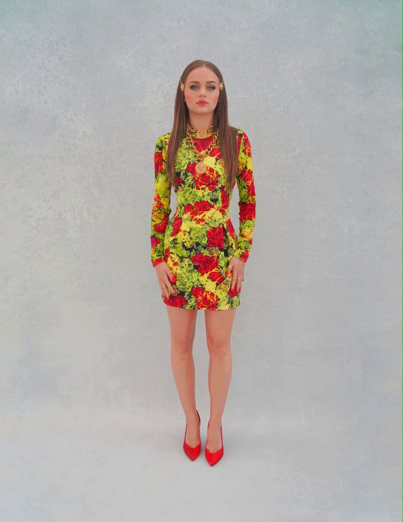Joey King's Floral Versace Dress at MTV VMAs 2020