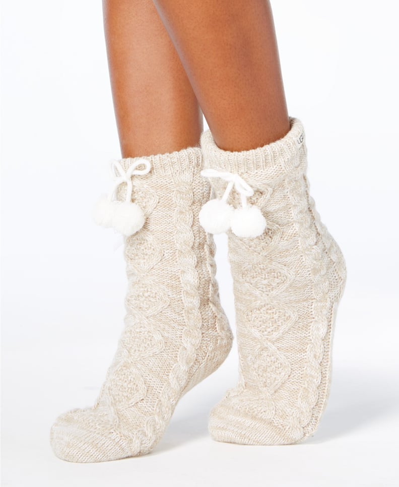 UGG Pom Pom Fleece Slipper Socks