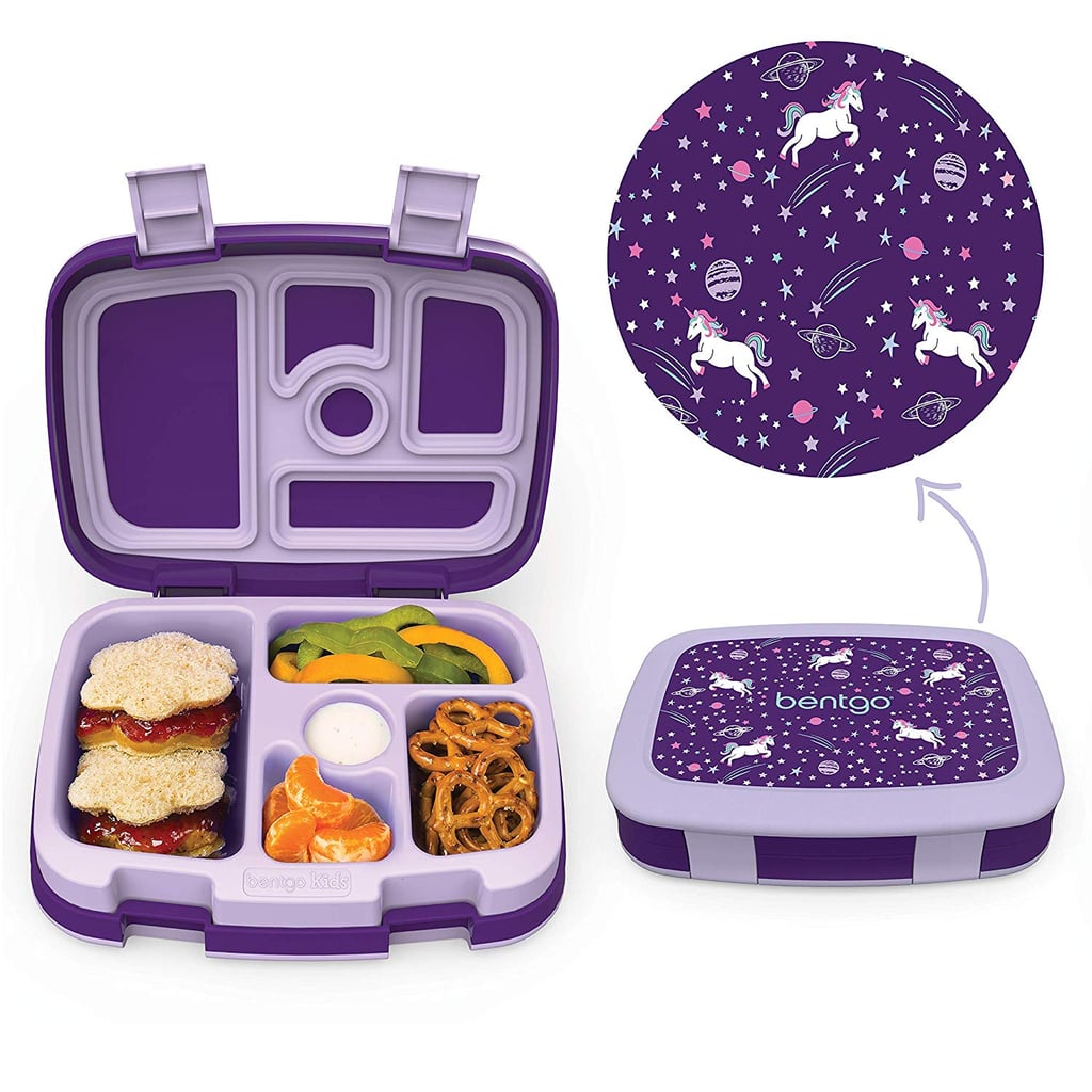 kids packed lunch boxes