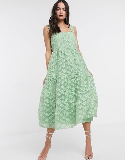 ASOS Design Lace Midi Dress