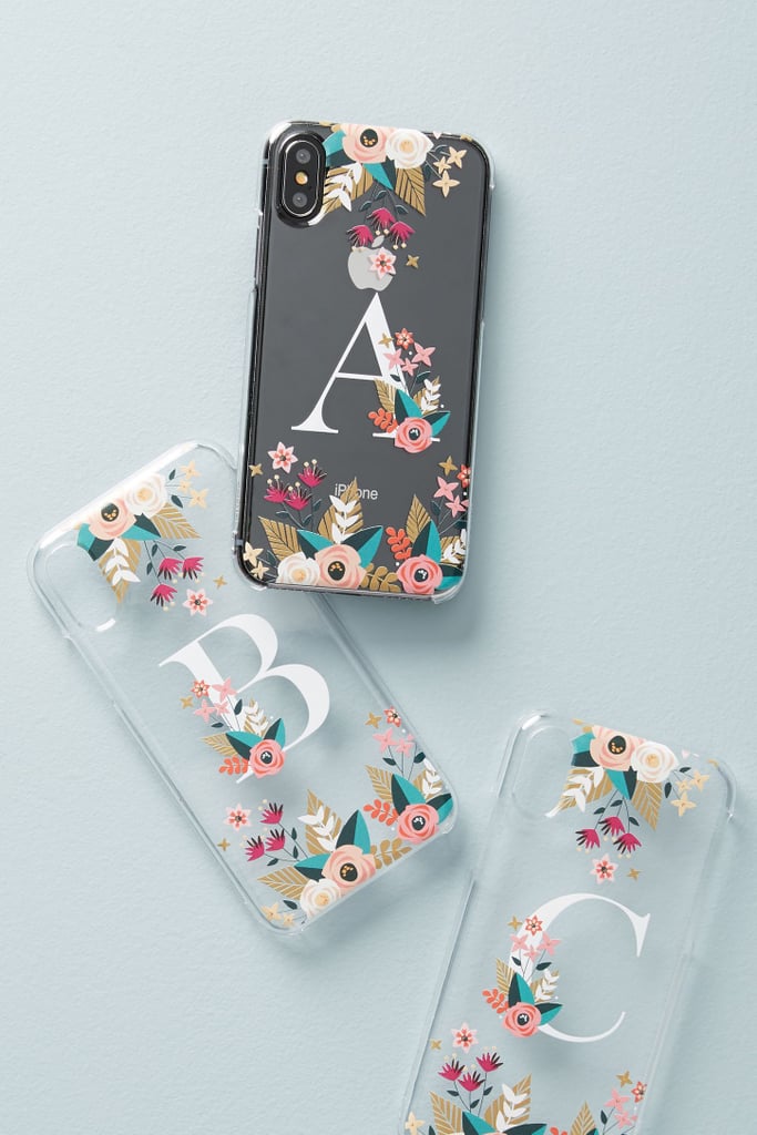 Casetify Floral Monogram iPhone X Case