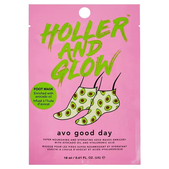 Holler and Glow Avo Good Day Nourishing and Hydrating Foot Mask