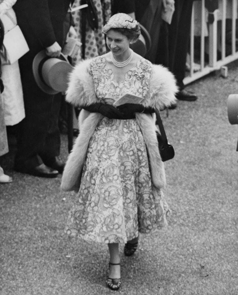 Queen Elizabeth II at the Royal Ascot in 1954
