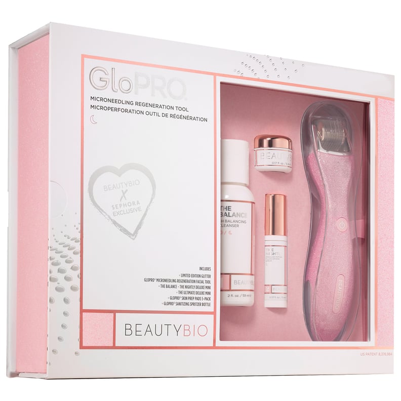 BeautyBio Blush Glitter GloPro Facial Regeneration Tool​