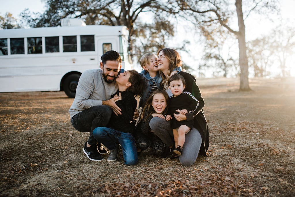 Family Lives in a School Bus