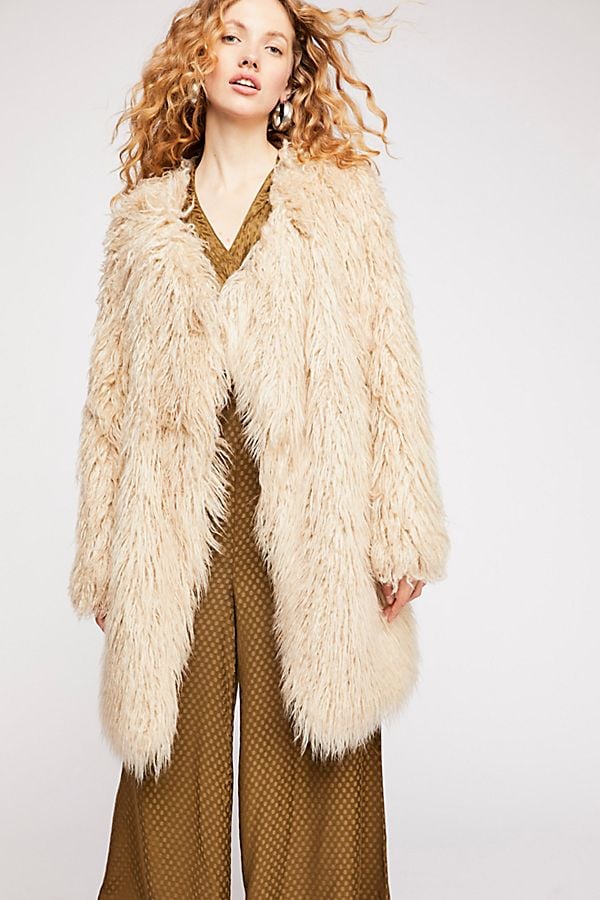 Free People Florence Faux-Fur Coat