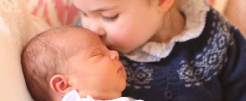 Prince Louis First Portrait With Princess Charlotte