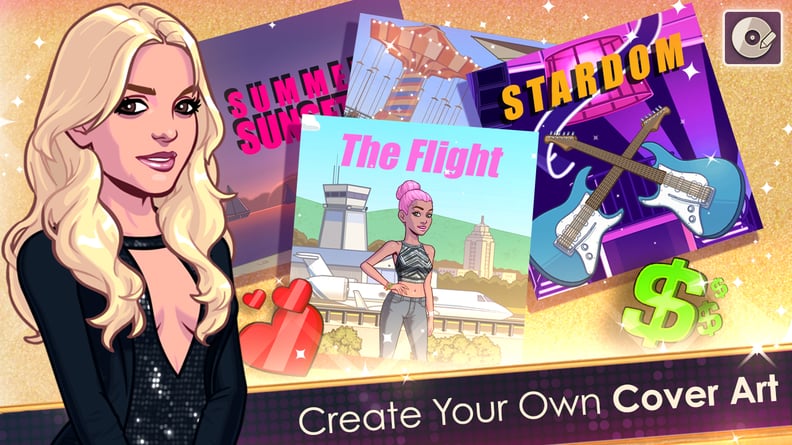 Pick your own dazzling album art.