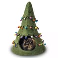 This Holiday-Tree-Shaped Cat House Is a Must For Festive Felines