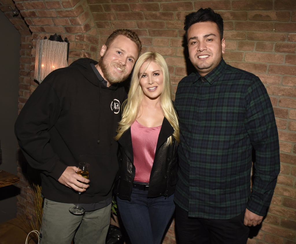 Spencer and Heidi Pratt caught up with Frankie Delgado during Brody Jenner's engagement dinner in May 2016.