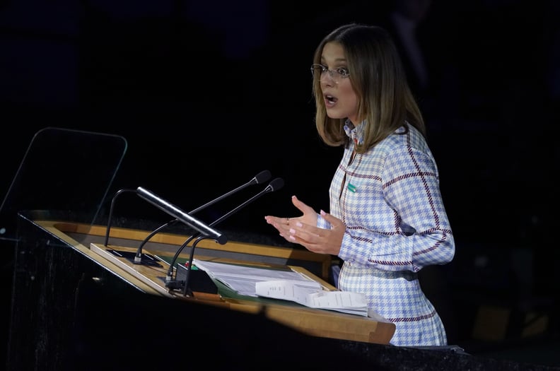 Millie Bobby Brown Speaking on Behalf on UNICEF at the United Nations Headquarters