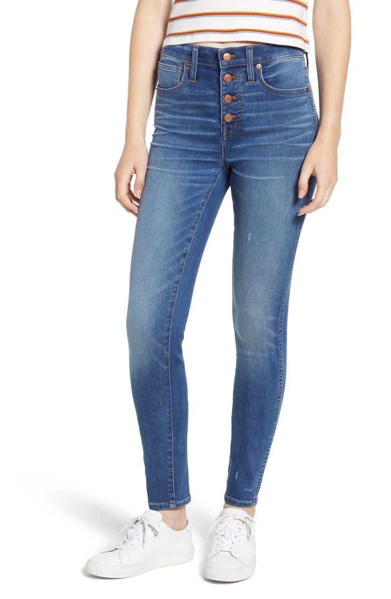 Madewell 10-Inch High Waist Skinny Jeans