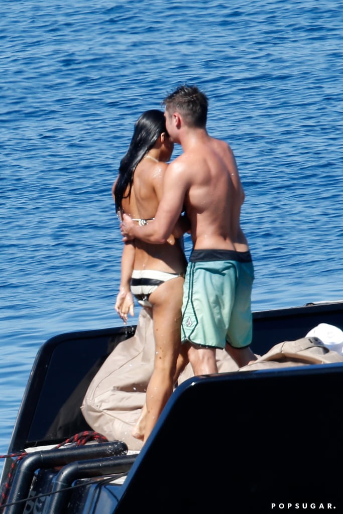 Zac Efron and Michelle Rodriguez Kissing in Italy