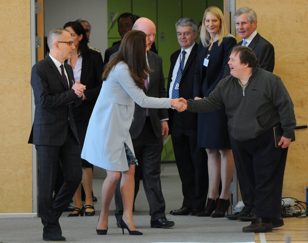 Kate Middleton Pregnant at the Kensington Leisure Center