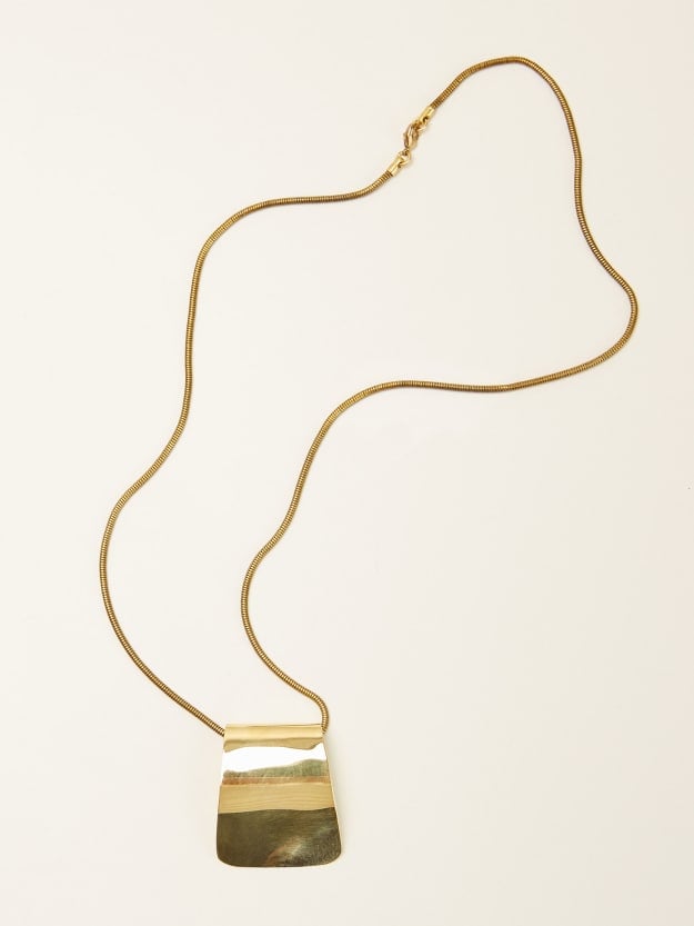 Reformation x Soko Canvas Pendant Necklace