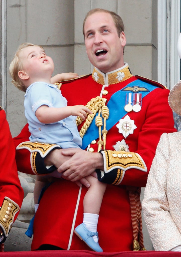 Prince George and Kate Middleton at Trooping the Colour 2015
