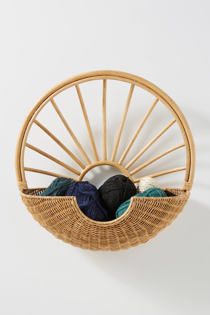 Rattan Sun Wall Basket