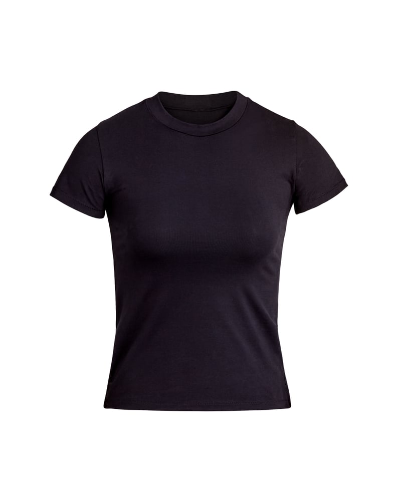 Skims Cotton Tee in Soot