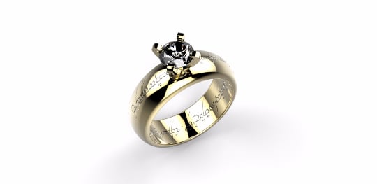Lord Of The Rings Engagement Rings
