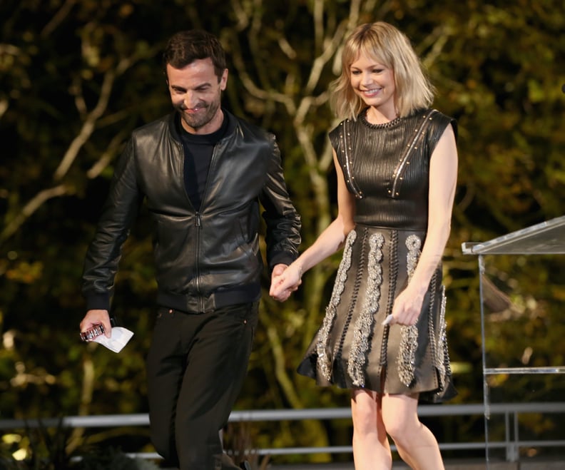 Michelle Williams and Nicolas Ghesquière