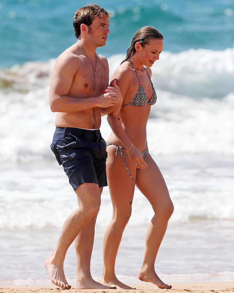 Sam Claflin Shirtless With Wife Lauren Haddock | Pictures