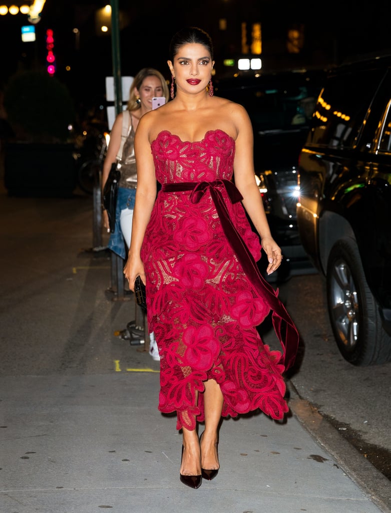 Priyanka Chopra's Oscar de la Renta Dress September 2019