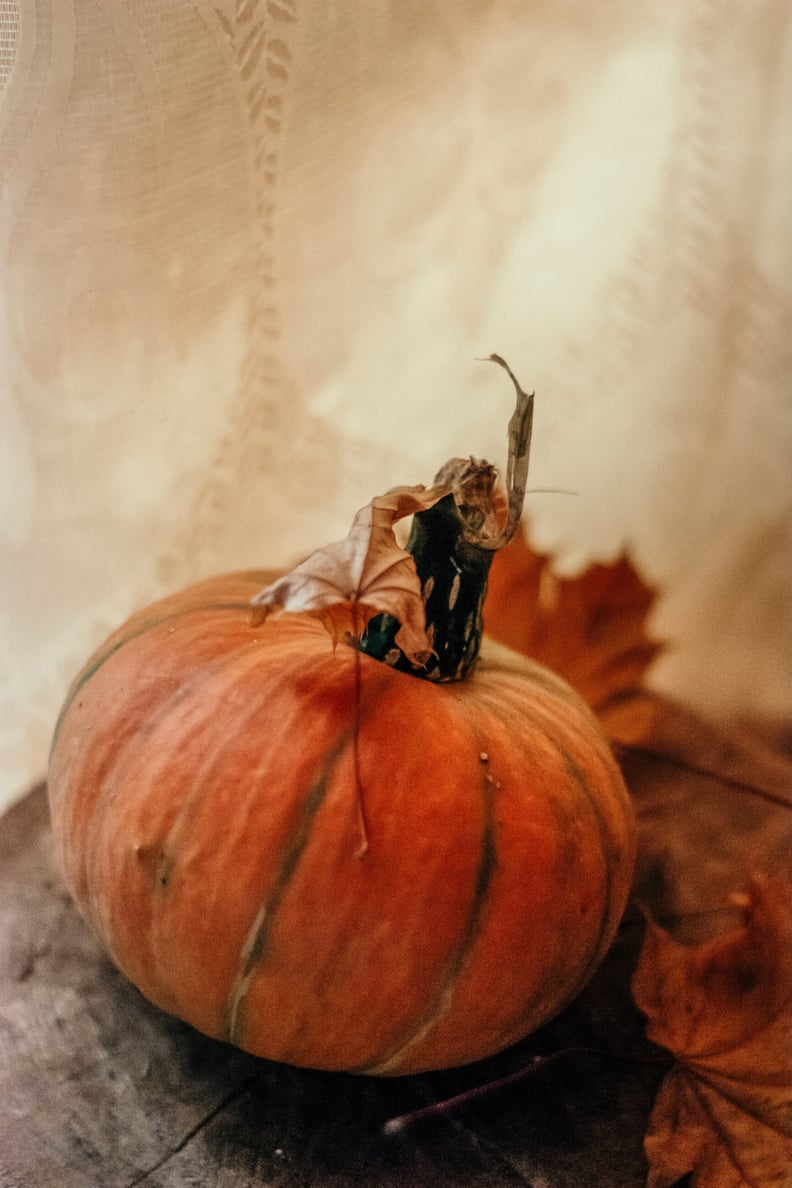 Fall Background: Aged Pumpkin iPhone Wallpaper