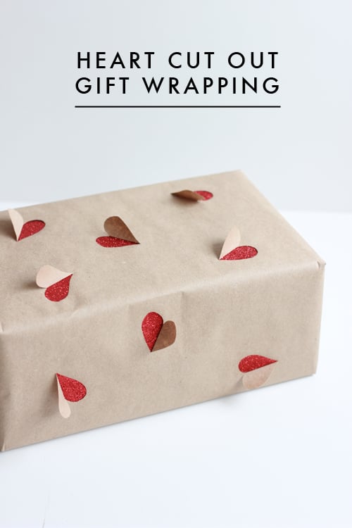 Heart Cutouts Gift Wrap