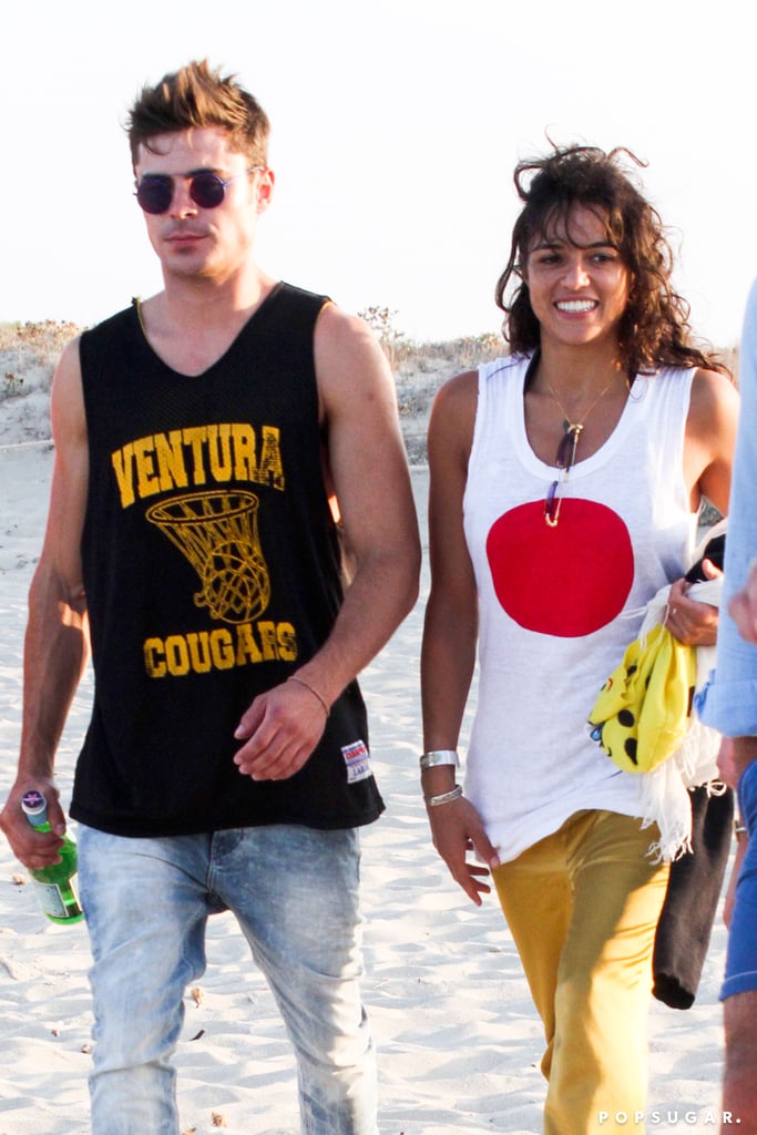 Michelle Rodriguez and Zac Efron Back Together in Spain