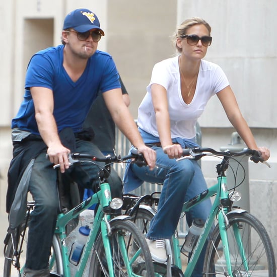 Leonardo DiCaprio Riding Bikes