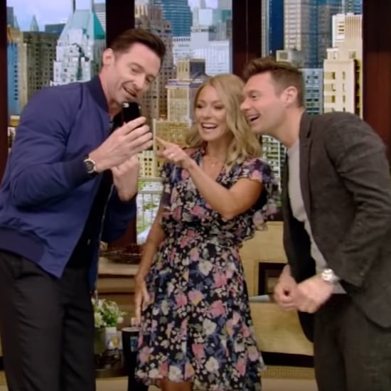 Hugh Jackman FaceTiming His Wife on Kelly and Ryan Video
