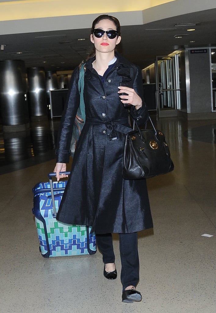 When She Looked This Glam Getting Off a Plane