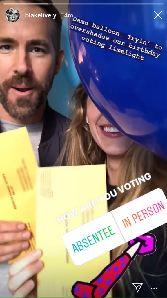 Blake and Ryan Voting in Style