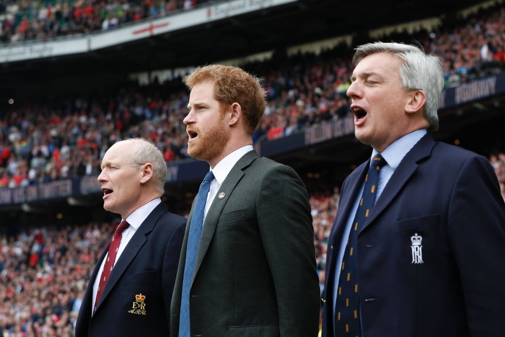 Prince Harry at Army Navy Rugby Match May 2017