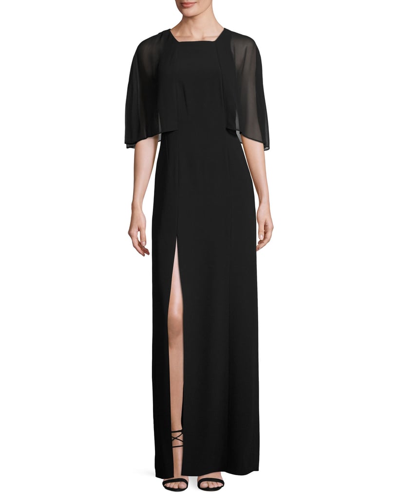 Halston Crepe Gown