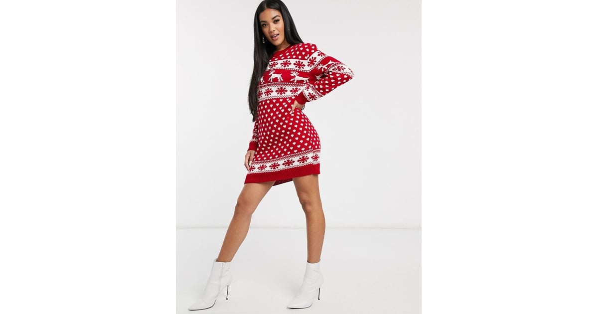 boohoo jumper dress