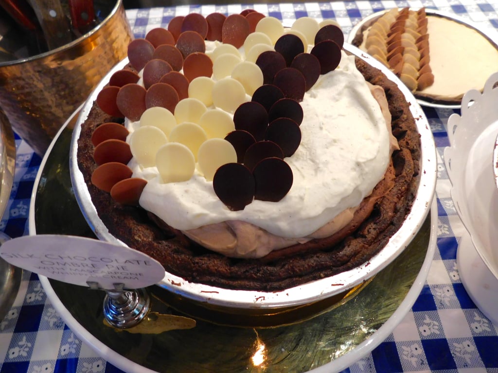 Silk Chocolate Ombré Pie With Mascarpone Whipped Cream