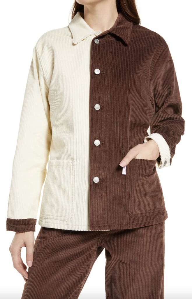 A Visual Contrast: Henri Bicolor Corduroy Jacket